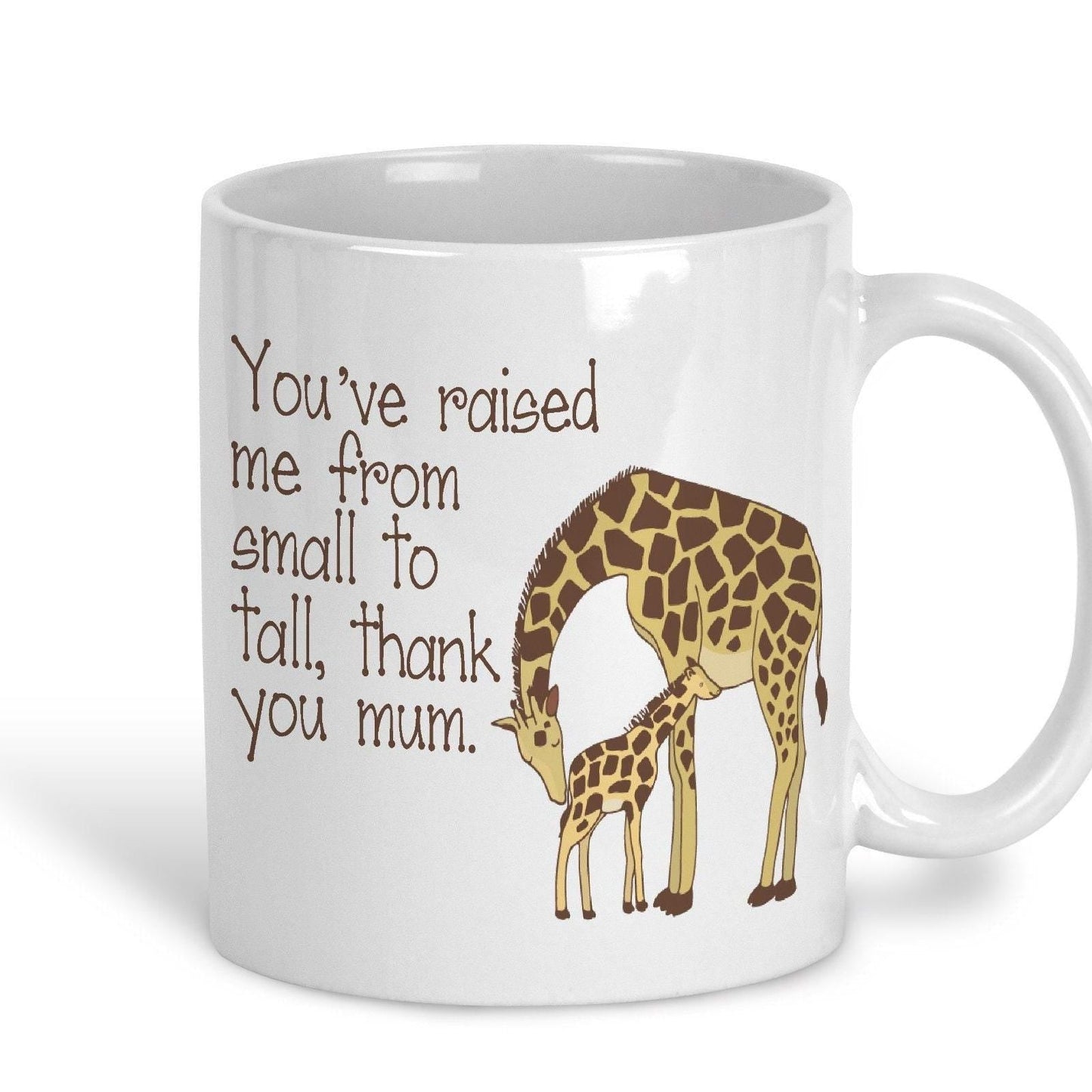 From Small to Tall Giraffe Mother's Day Mug