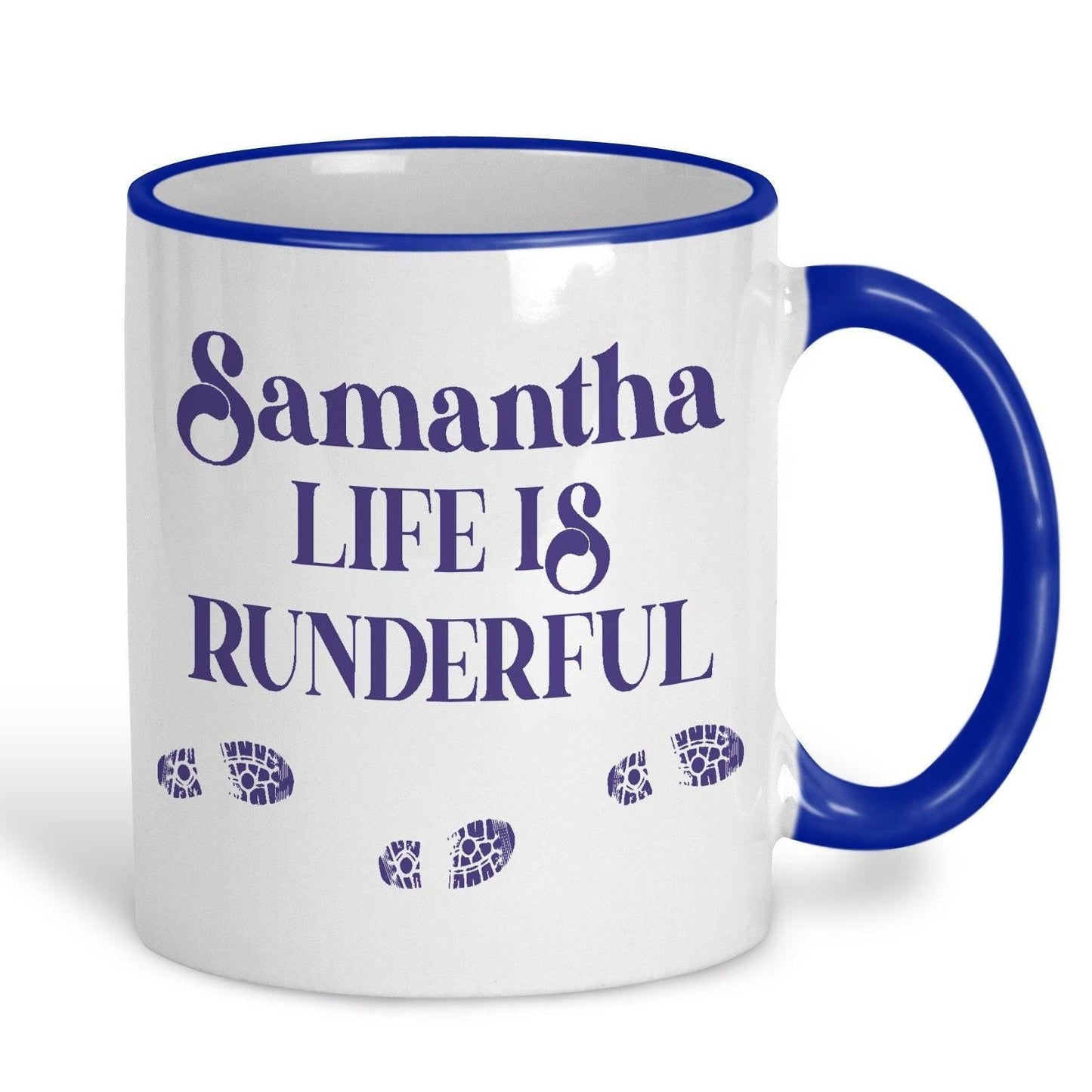 Life Is Runderful Running Runner Run Personalised Sport Mug Gift Active Fitness Marathon Hobby Race