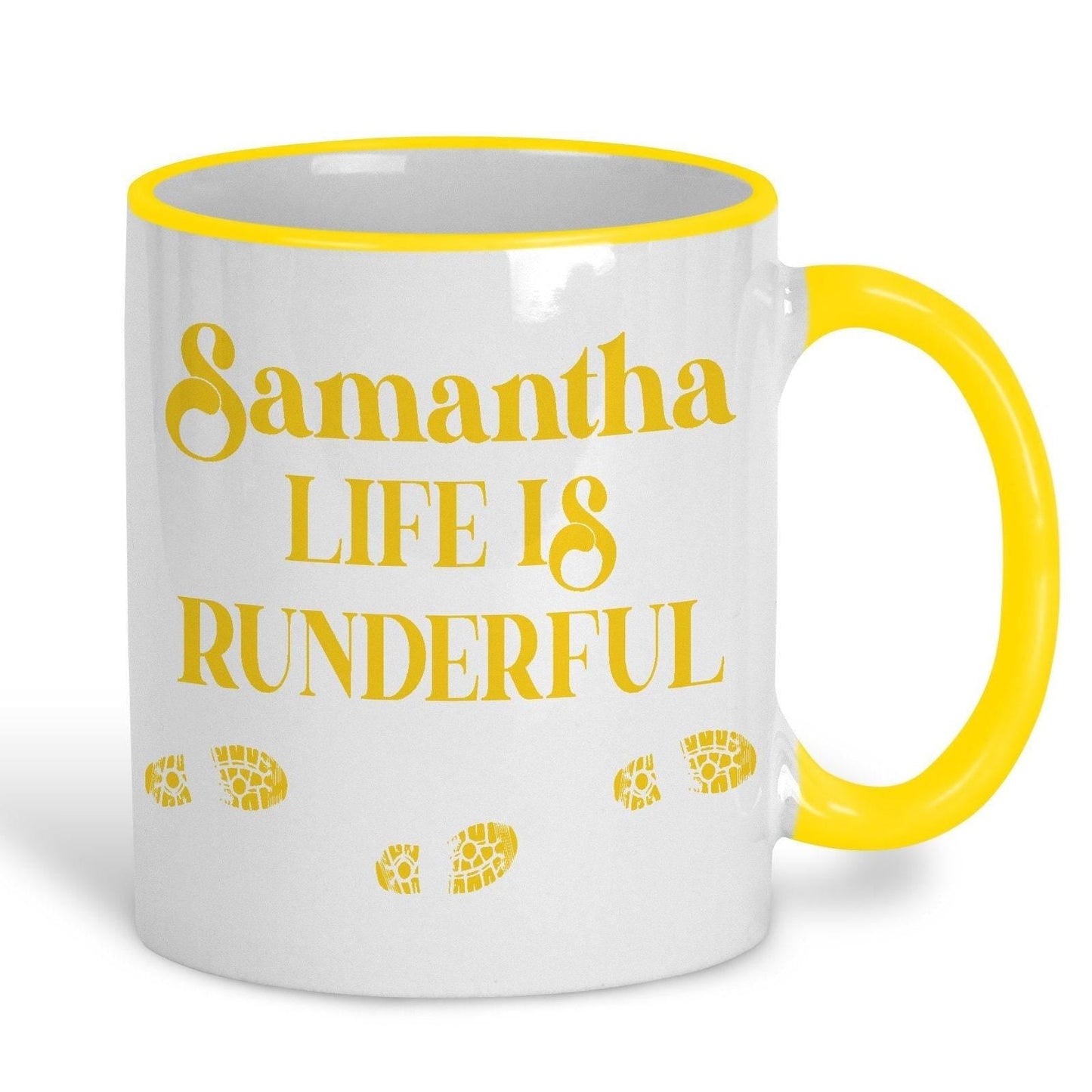 Life Is Runderful Running Runner Run Personalised Sport Mug Gift Active Fitness Marathon Hobby Race