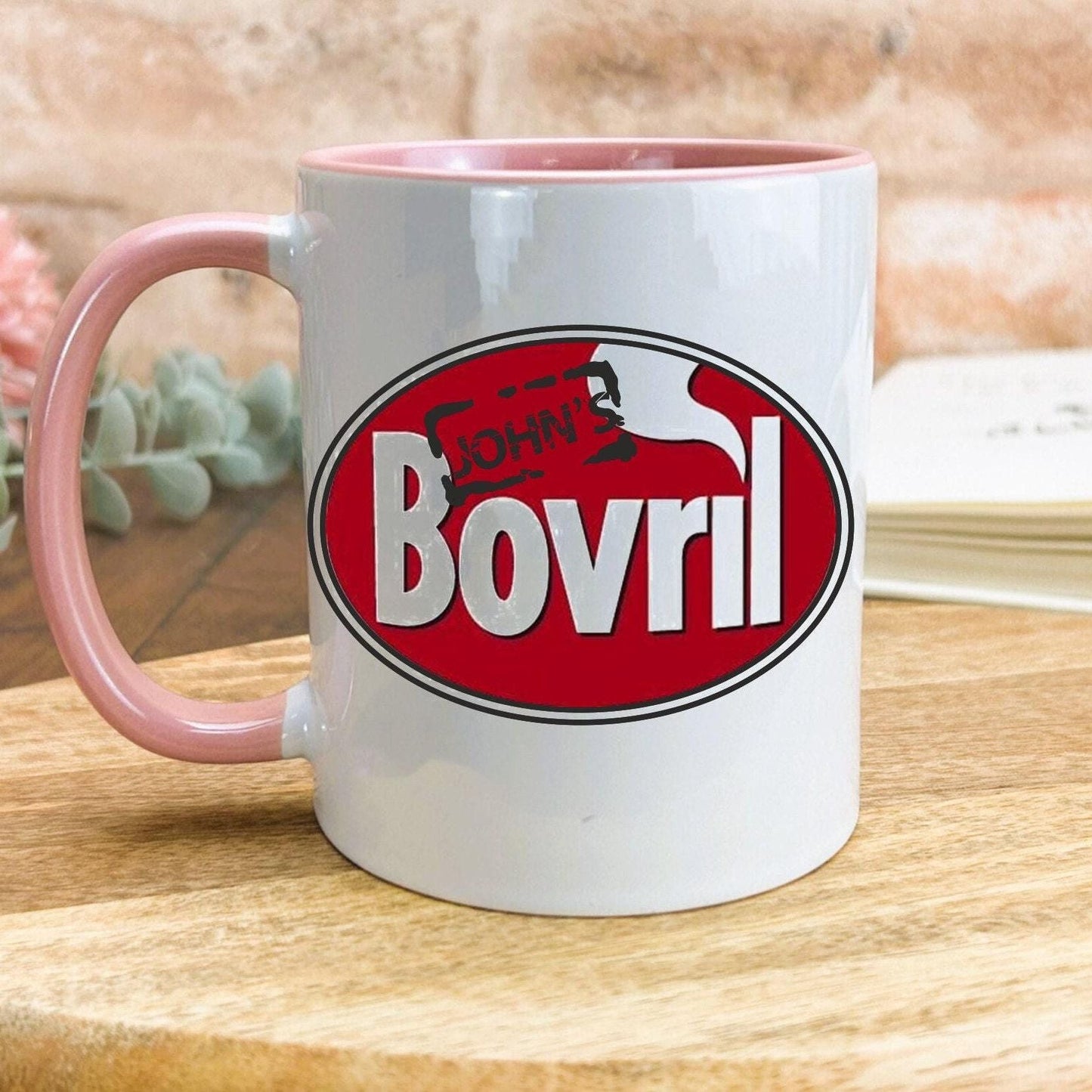 Bovril - Personalised Ceramic Mug - Regional Gift - Perfect for Friend and Family. Hot Drink