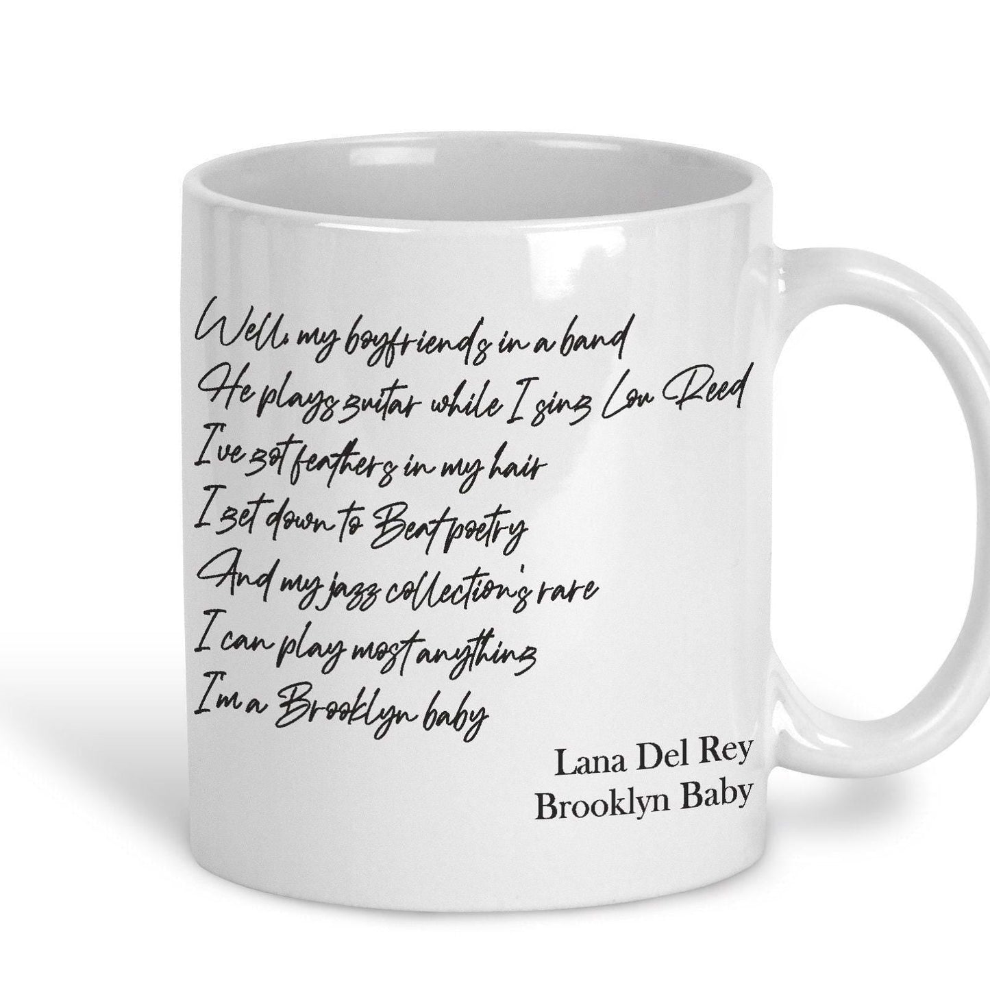 Lana Del Rey Brooklyn Baby Ceramic Mug