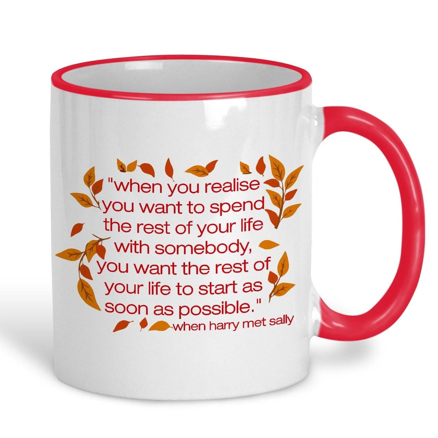 When Harry Met Sally Love Valentine's Day Girlfriend Boyfriend Mug