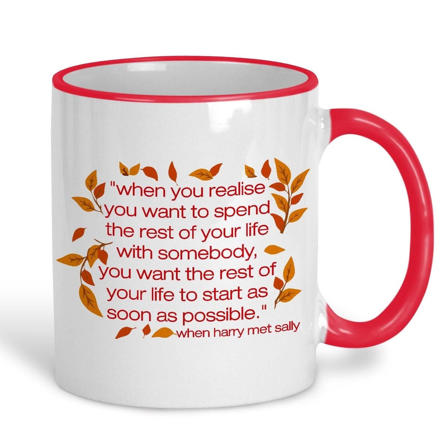 When Harry Met Sally Love Valentine's Day Girlfriend Boyfriend Mug