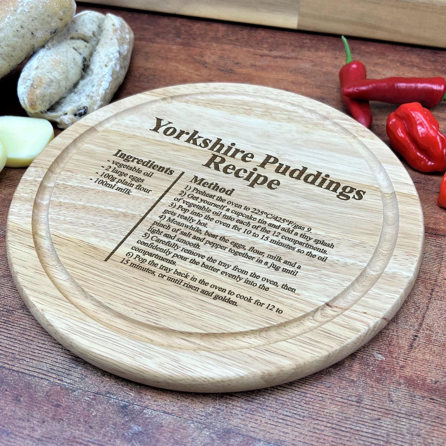 Yorkshire Puddings Recipe - Chopping Board