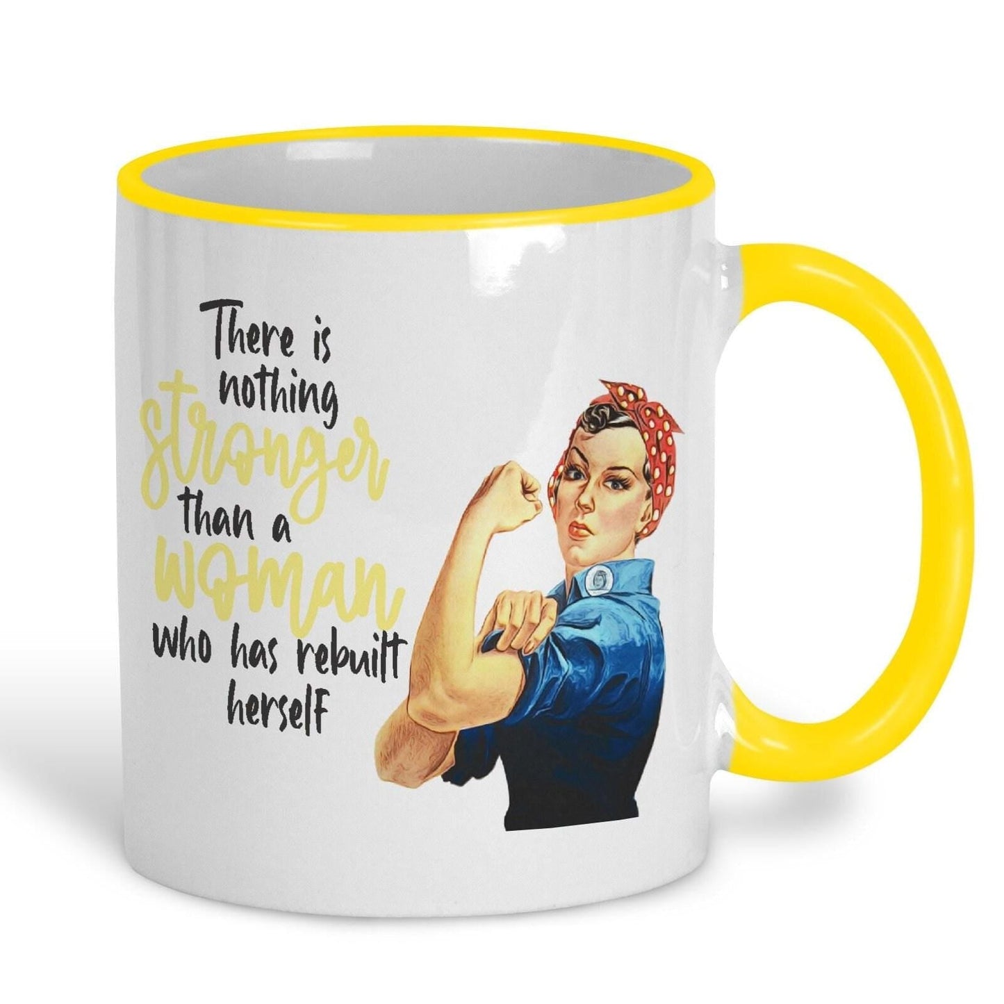 Nothing Stronger than a Woman We Can Do It Personalised Positivity Ceramic Mug