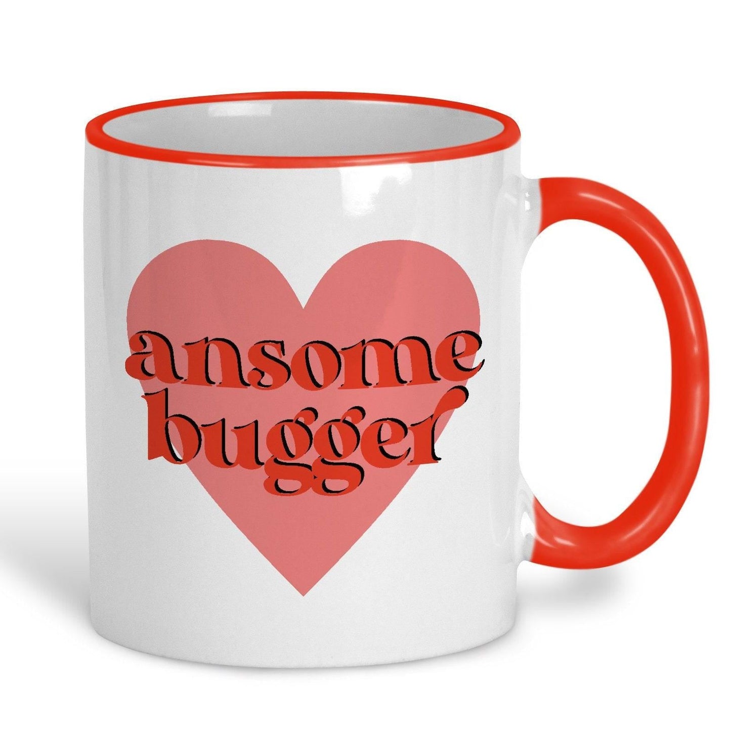 Ansome Bugger Yorkshire Dialect - Personalised Ceramic Mug