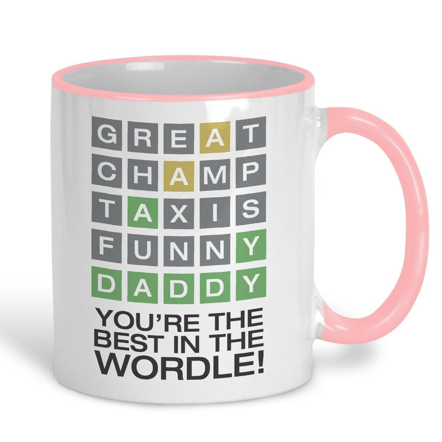 Wordle Best Daddy Father's Day Personalised Mug