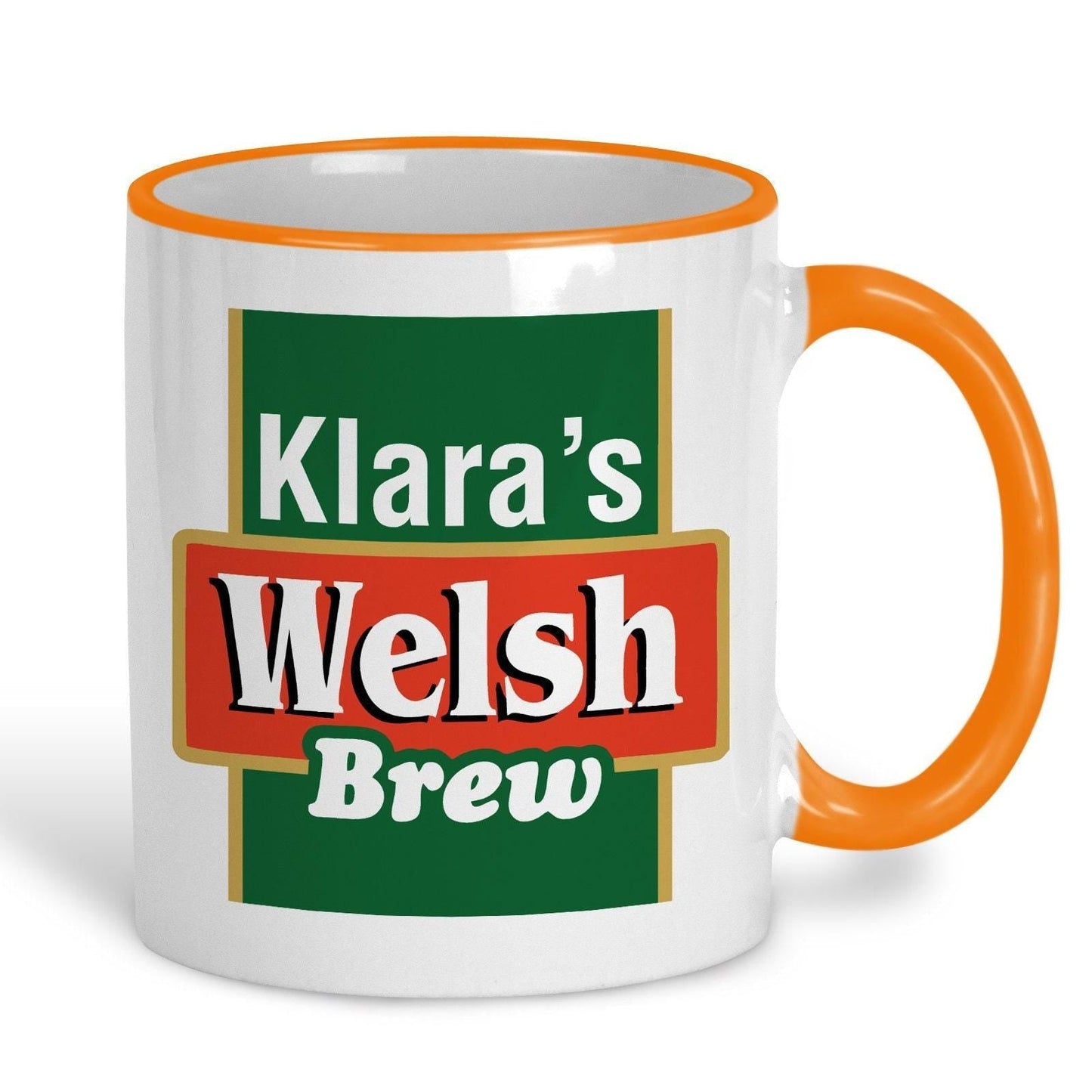 Welsh Brew Tea - Personalised Ceramic Mug - Regional Gift - Perfect for Friend and Family.