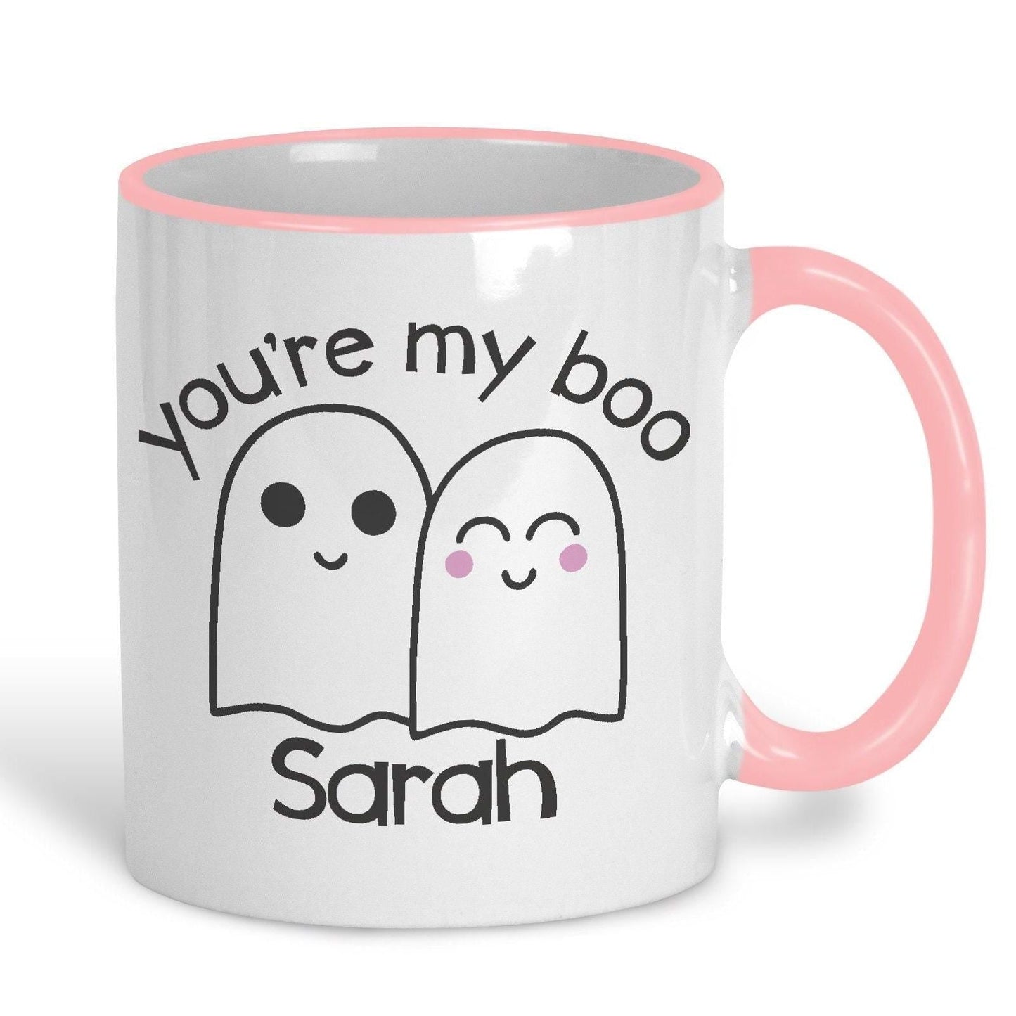You're My Boo Spooky Ghost Love Personalised Mug Valentine's Day Boyfriend Girlfriend Gift