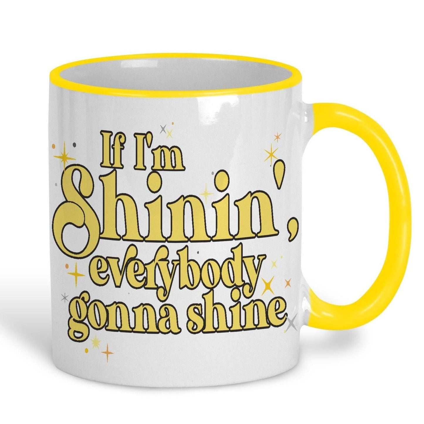 Lizzo Juice Ceramic Mug Song Lyrics If I'm Shinin Everybody Gonna Shine