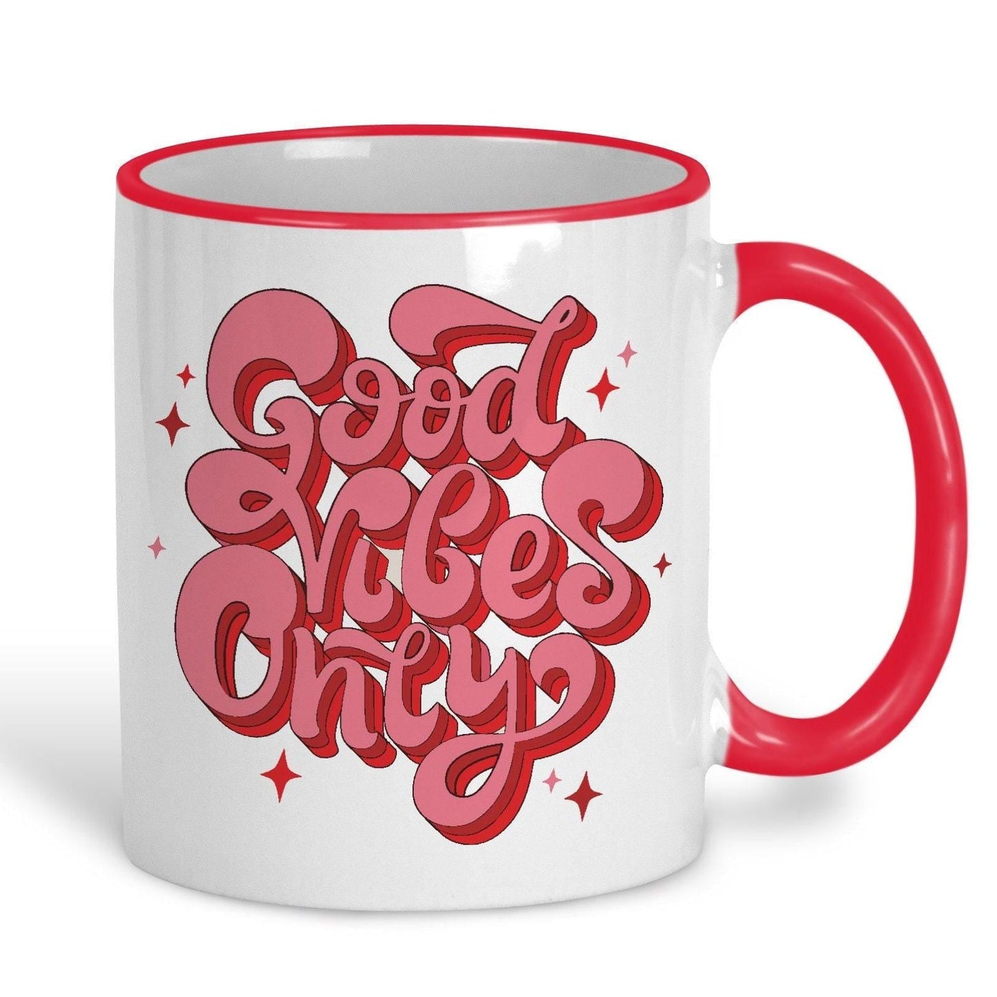 Good Vibes Only Mug Personalised Positivity
