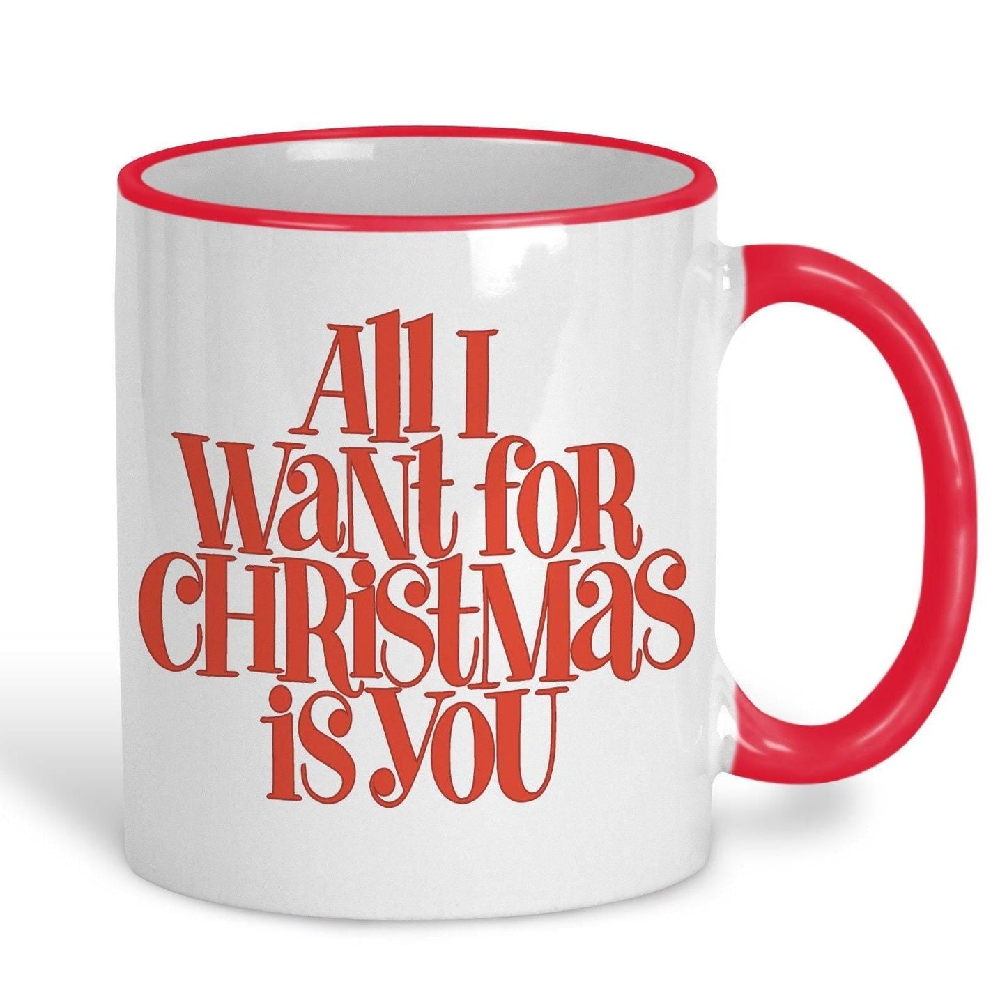 All I Want For Christmas Is You Mariah Carey Christmas Song Lyrics Mug