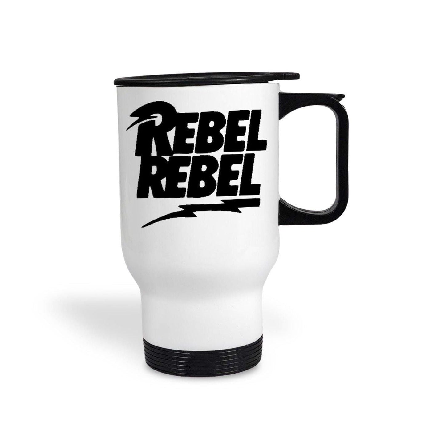 David Bowie Rebel Rebel Music Travel Mug Personalised