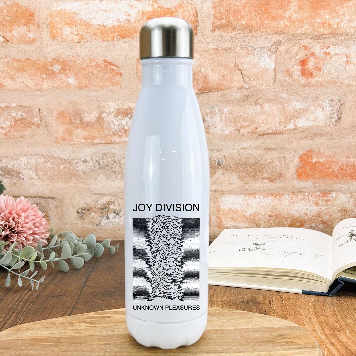 Joy Division Unknown Pleasures - Personalised Water Bottle
