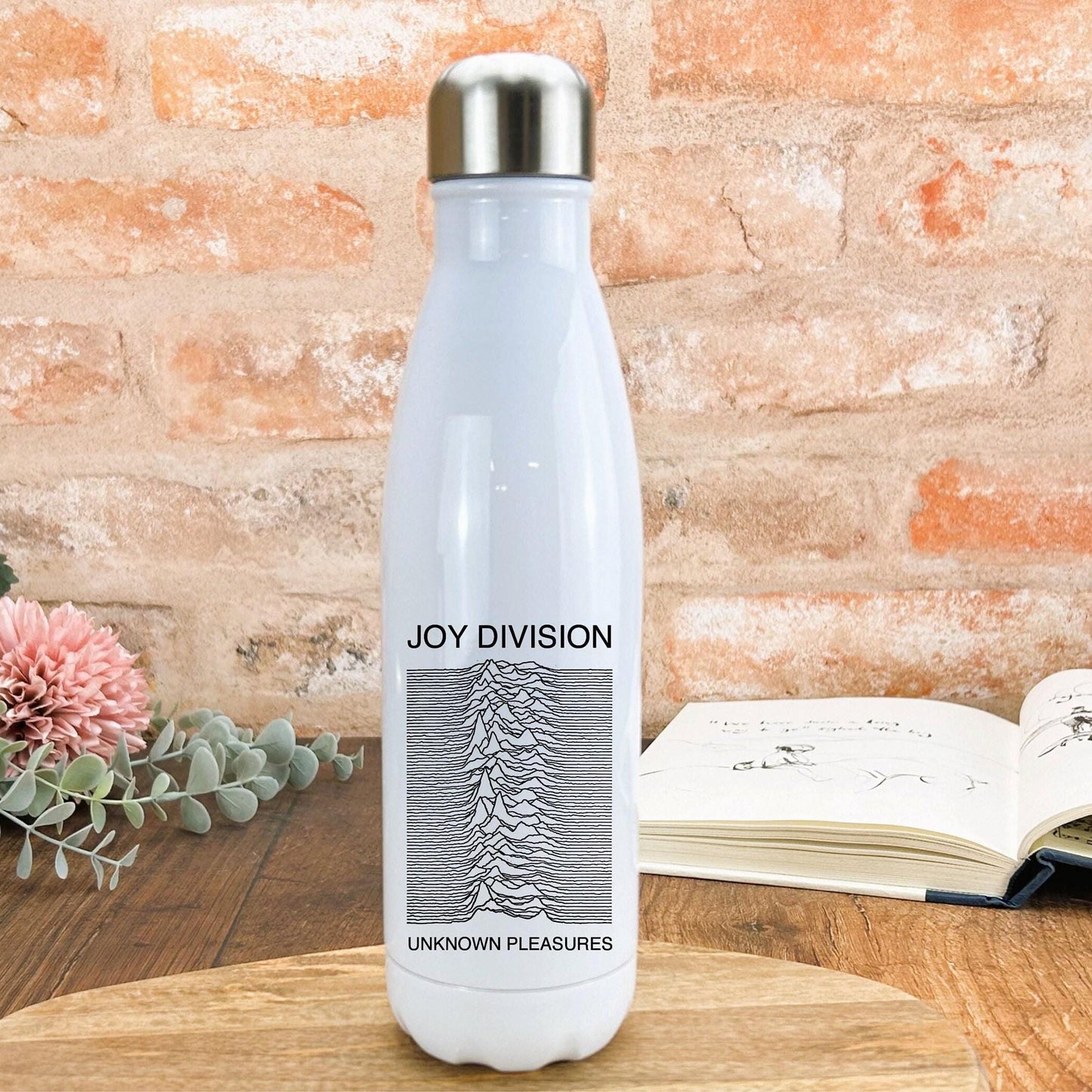 Joy Division Unknown Pleasures - Personalised Water Bottle