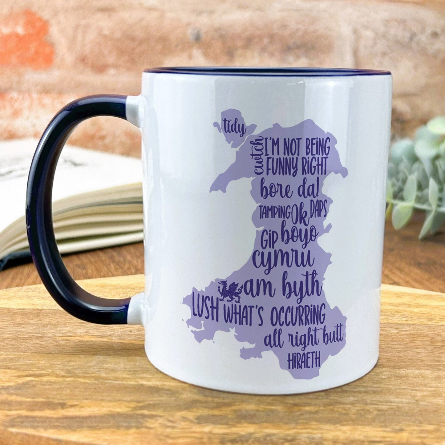 a coffee mug with a map of the united states on it