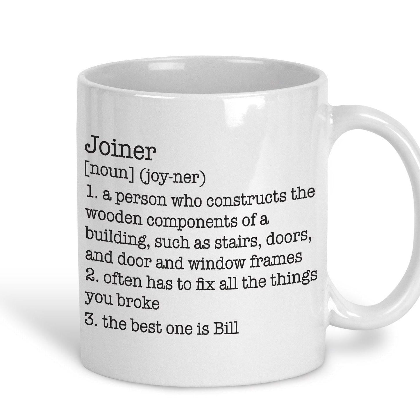 Joiner Definition Personalised Ceramic Mug
