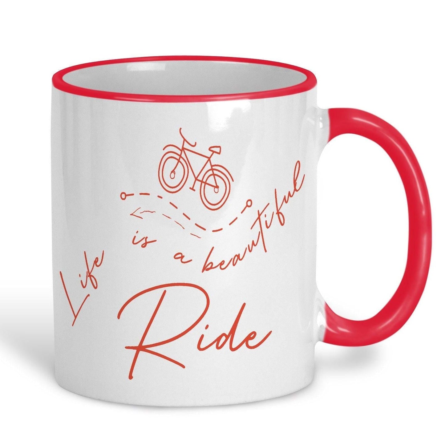 Life Is A Beautiful Ride Personalised Mug
