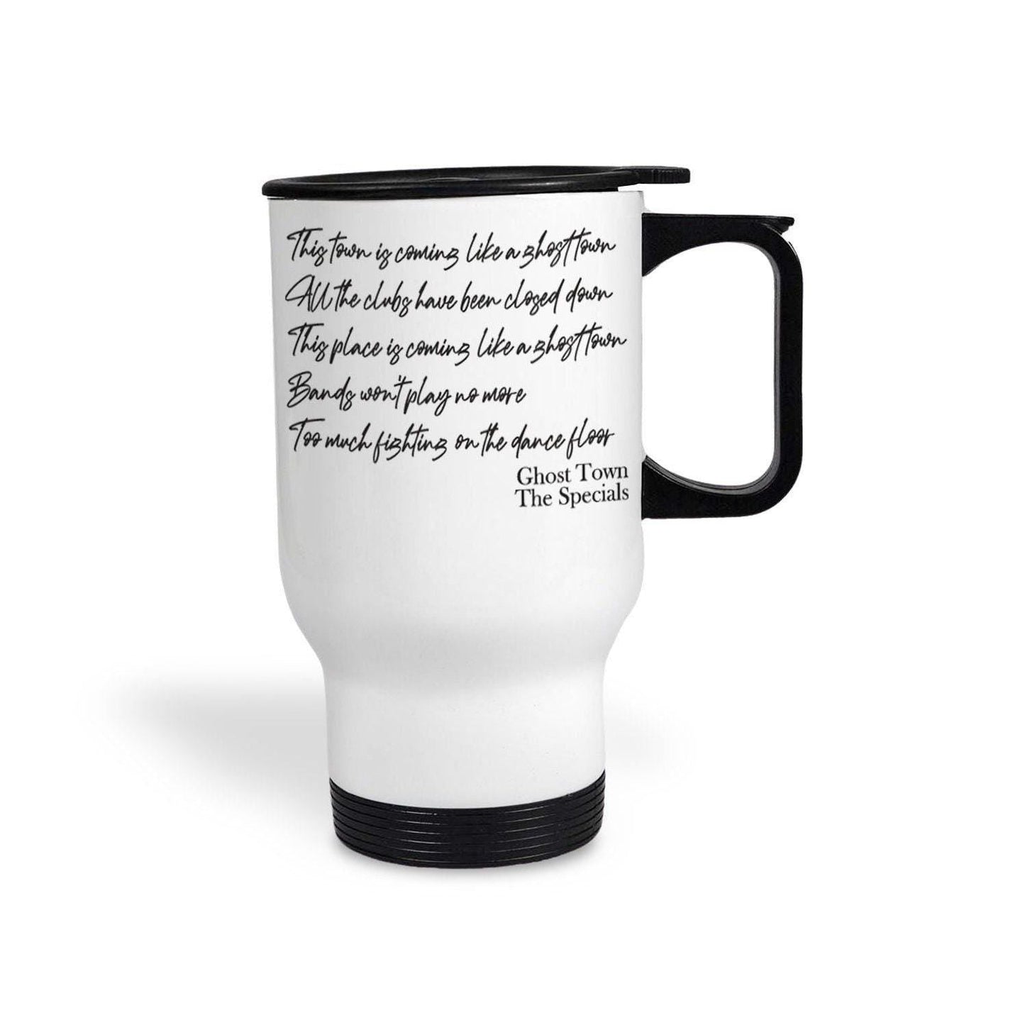 The Specials Ghost Town Music Lyrics Travel Mug