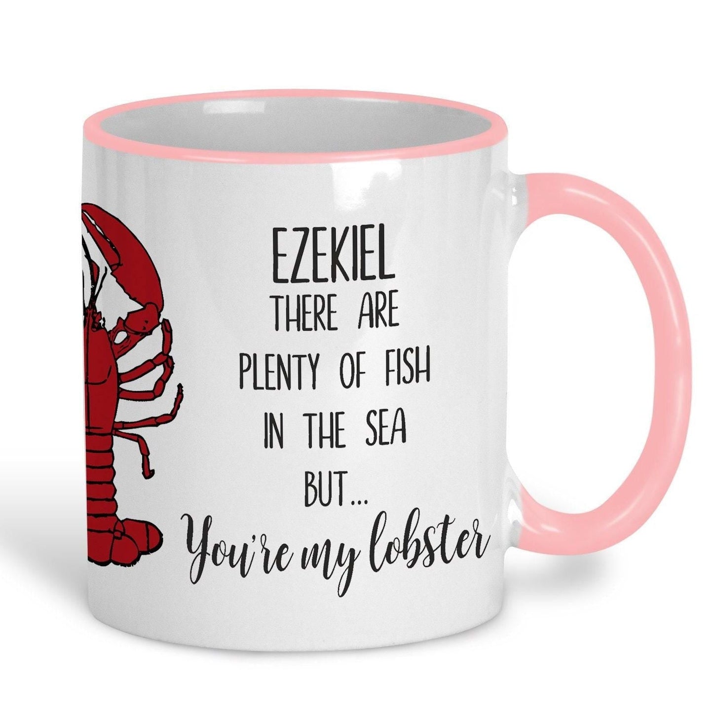 You're My Lobster Personalised Valentines Day Ceramic Mug