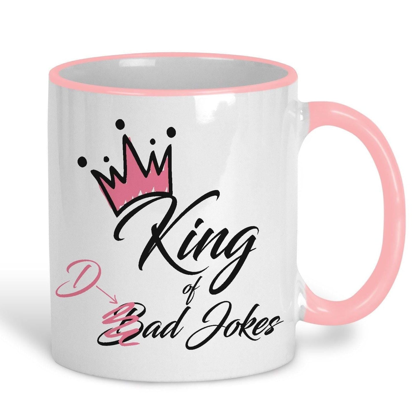 King of Bad Jokes Father's Day Personalised Mug