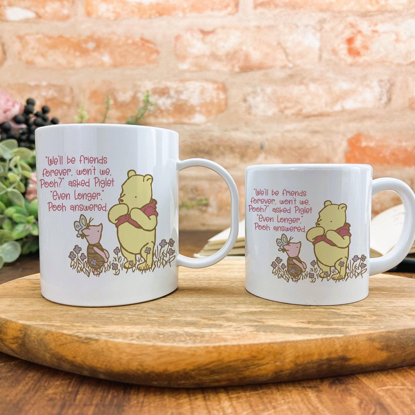 Pooh Bear Friends First Birthday Children's Personalised Mug Unbreakable Kids Toddler Child Safe