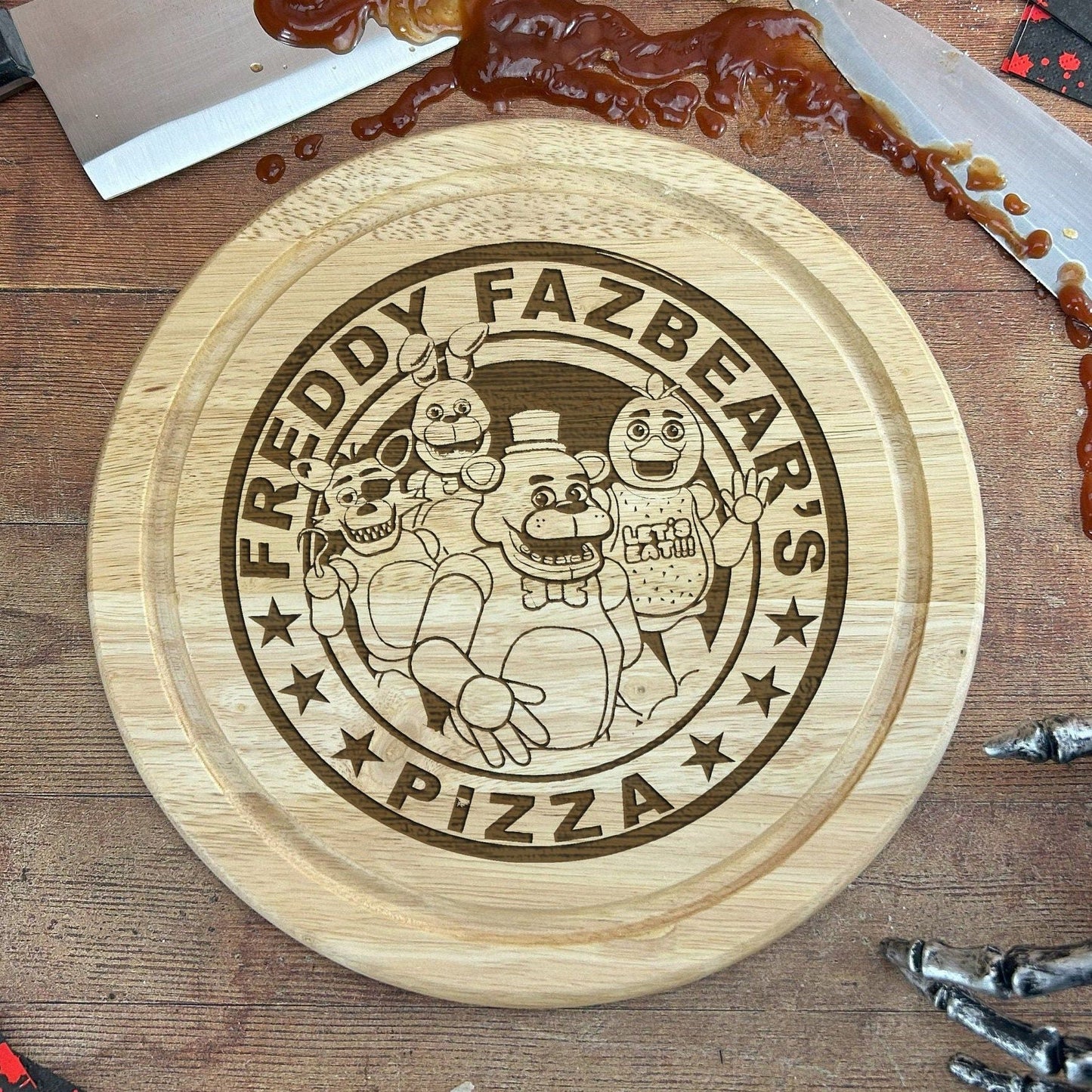 Five Nights At Freddy's FNAF Horror Movie - Fazbear's Pizza Paddle Board