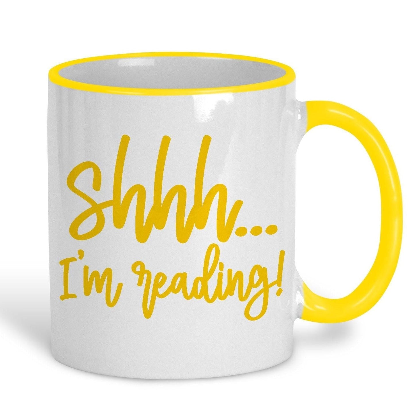 Shhh... I'm Reading Personalised Reader's Ceramic Mug
