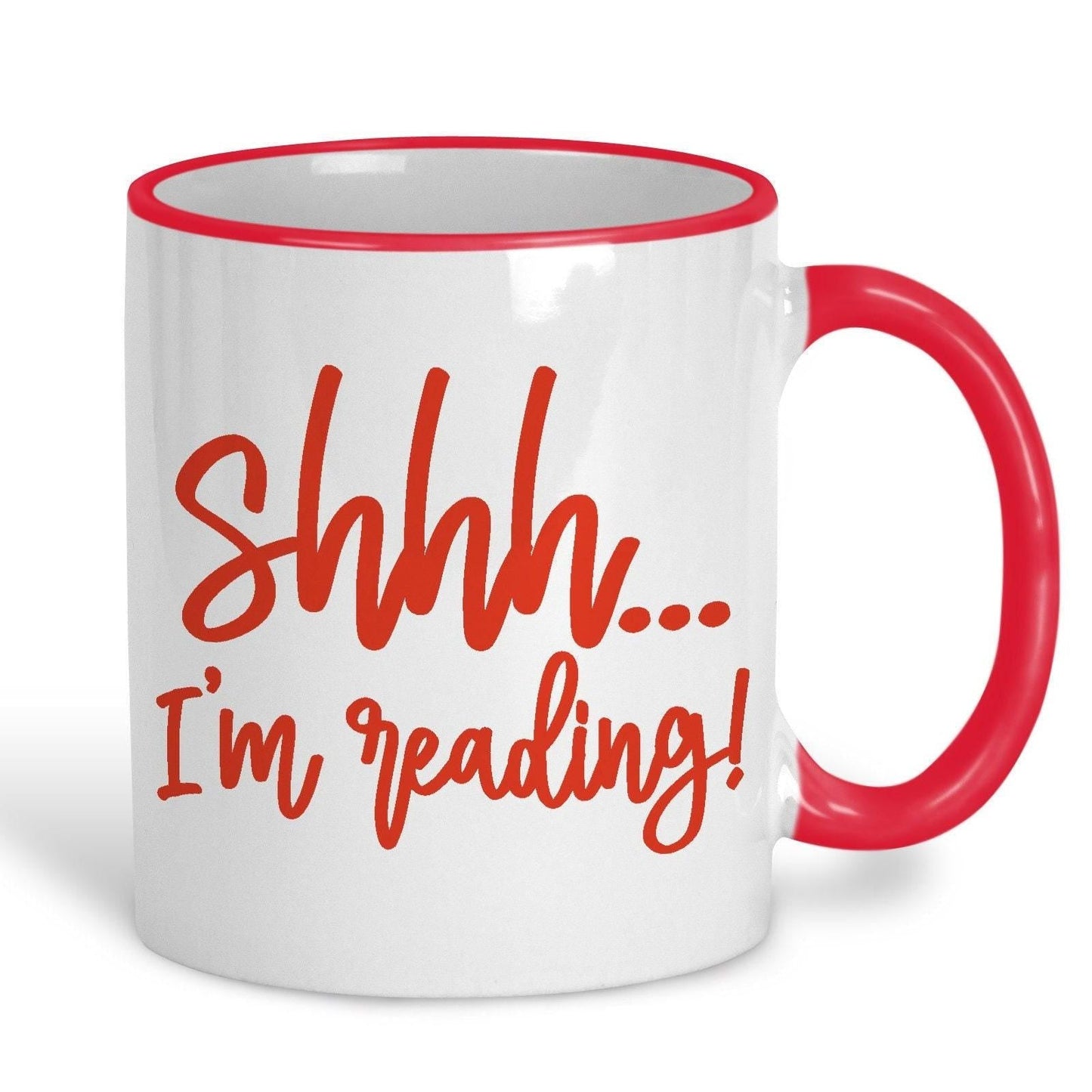 Shhh... I'm Reading Personalised Reader's Ceramic Mug