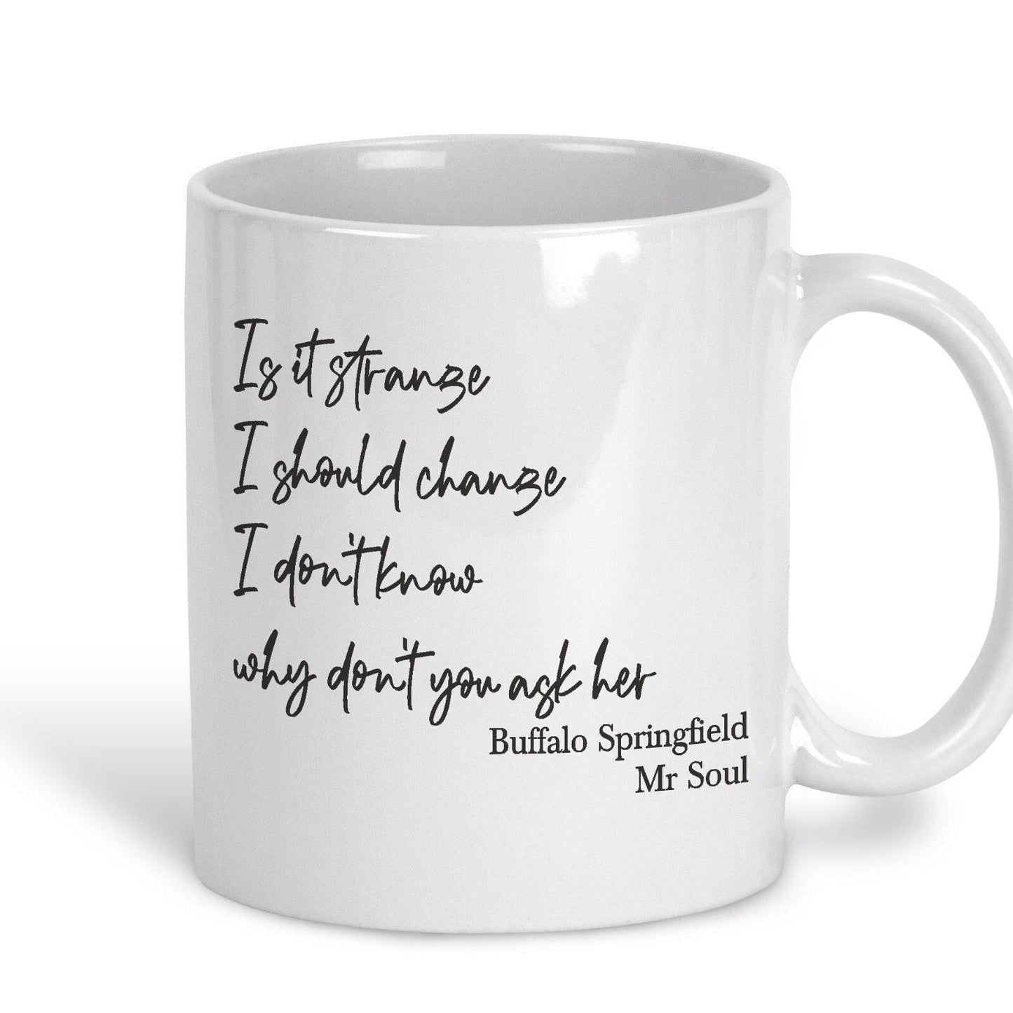 Buffalo Springfield Mr Soul 60s Mug Personalised