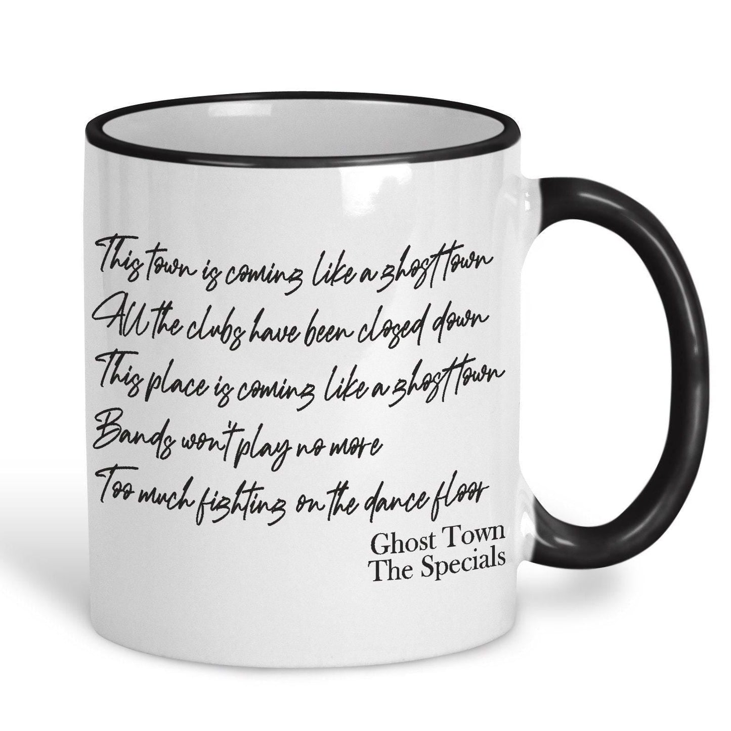 The Specials Ghost Town Music Lyrics Mug