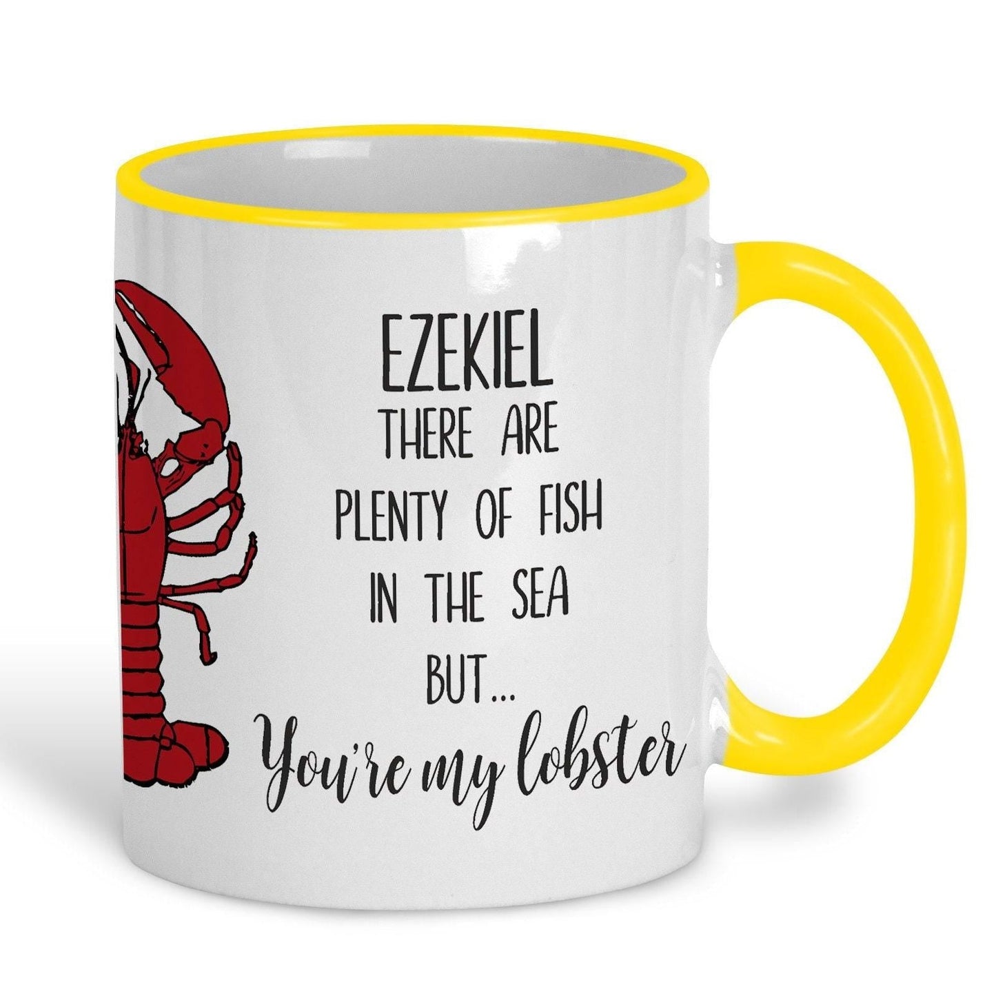 You're My Lobster Personalised Valentines Day Ceramic Mug