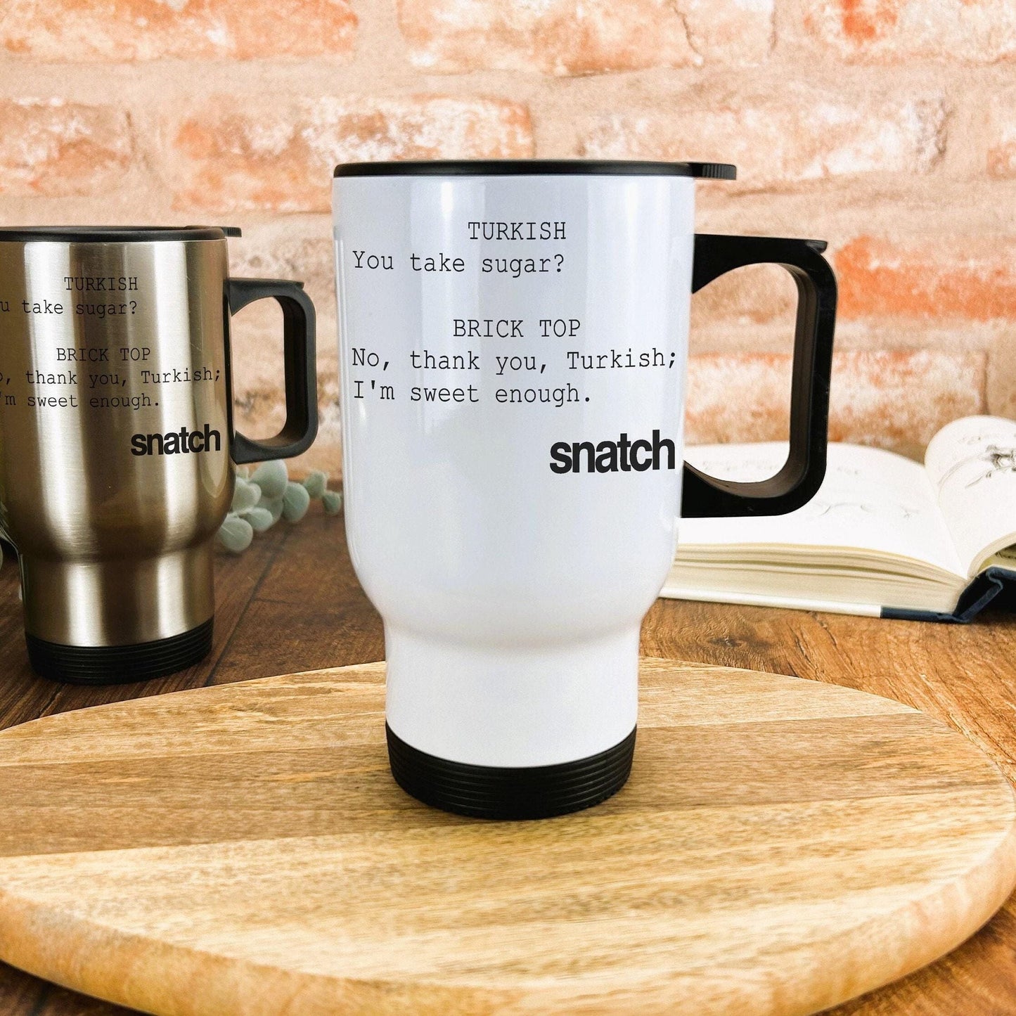 Snatch "I'm Sweet Enough" Travel Mug Personalised