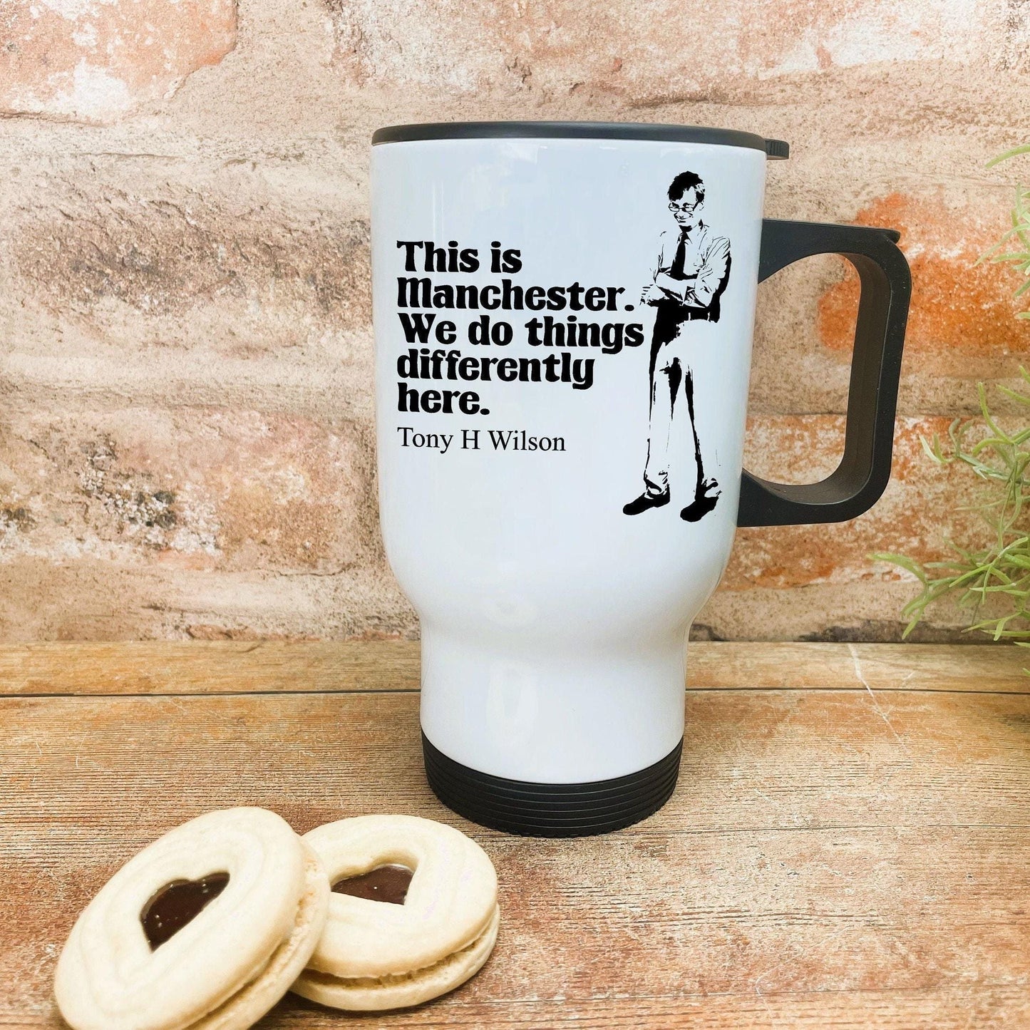 This Is Manchester Tony Wilson Quote - Personalised Travel Mug