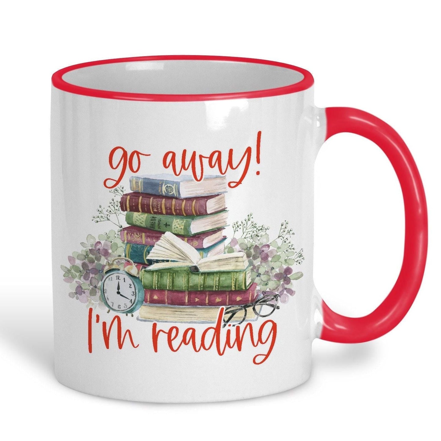 Go Away I'm Reading Mug