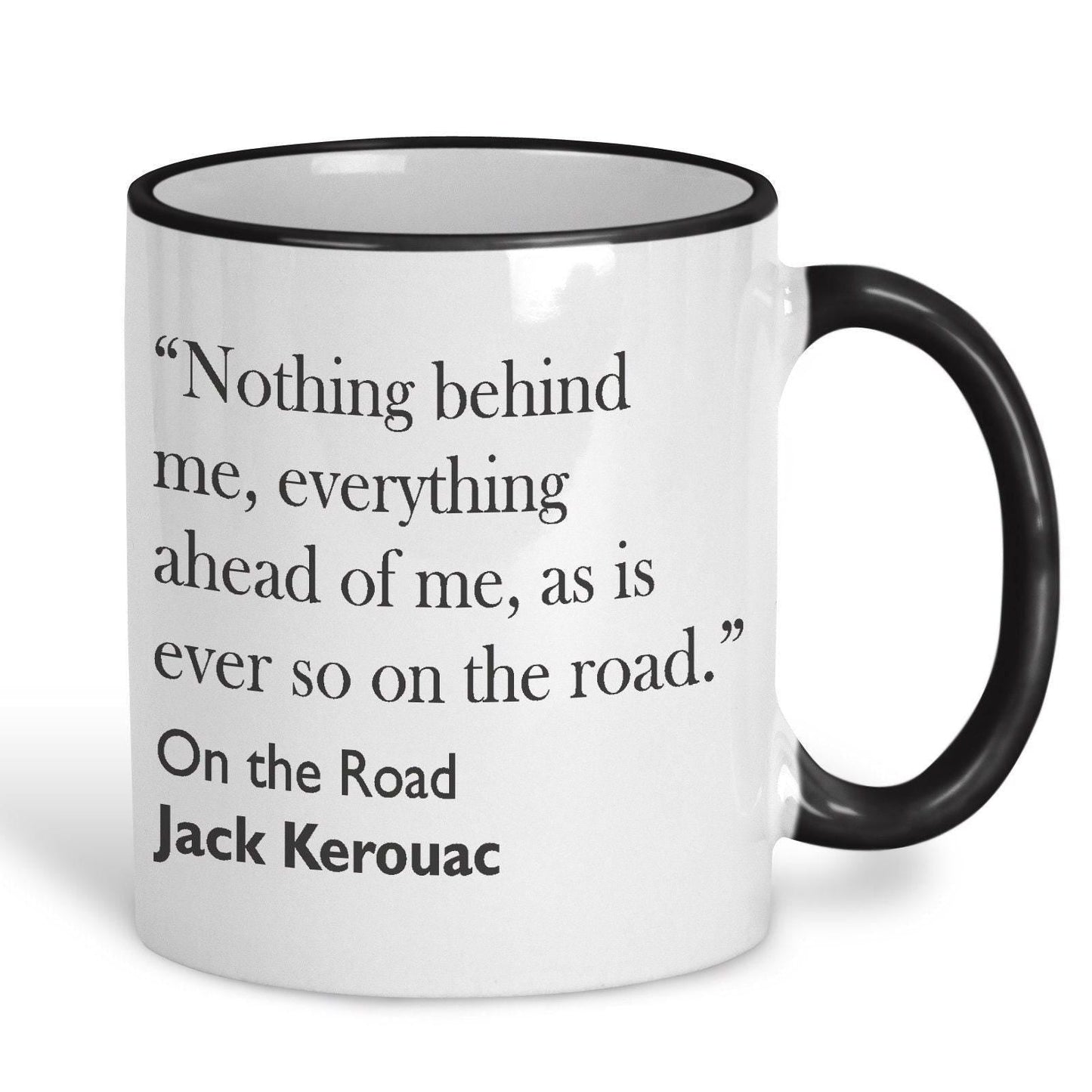 Jack Kerouac On the Road Literary Quote Mug