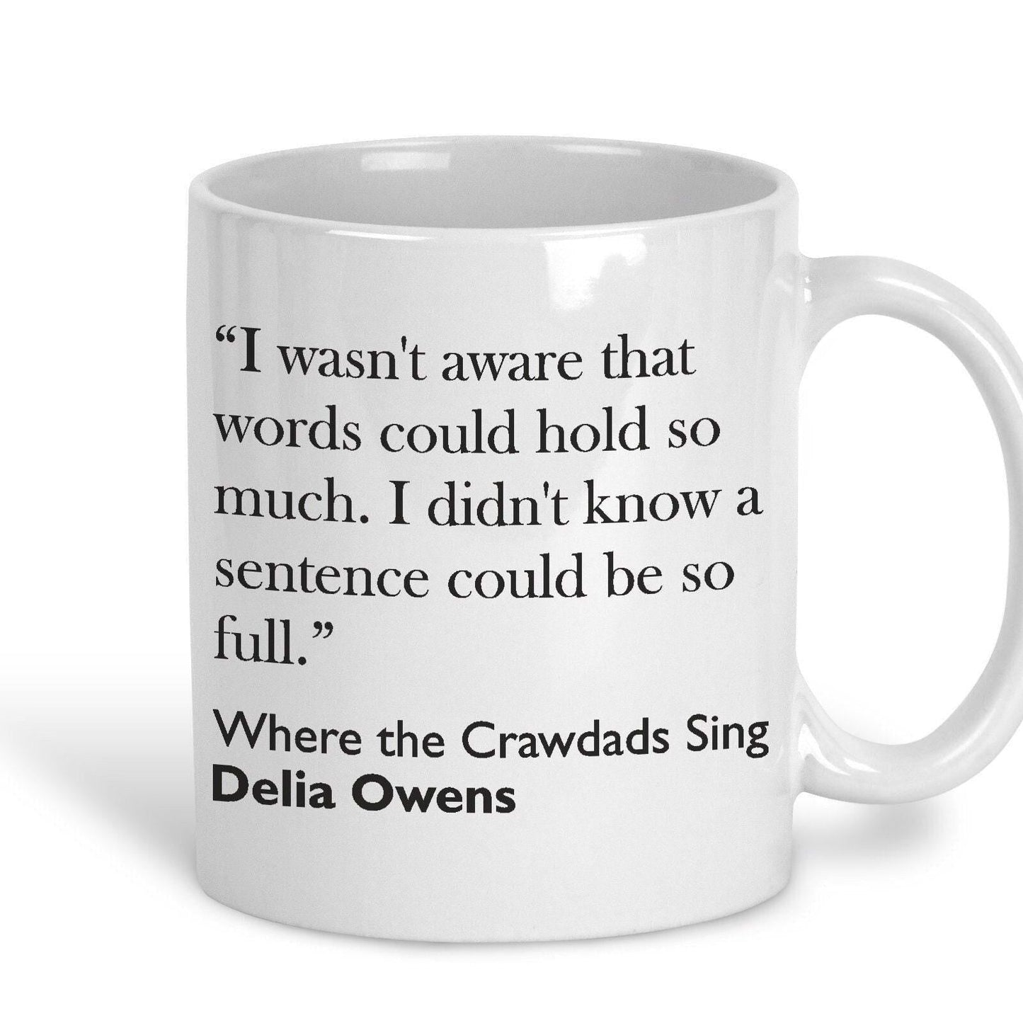Delia Owens Where The Crawdads Sing Book Quote Mug