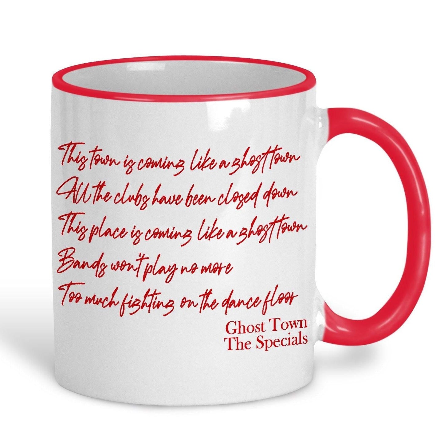 The Specials Ghost Town Music Lyrics Mug