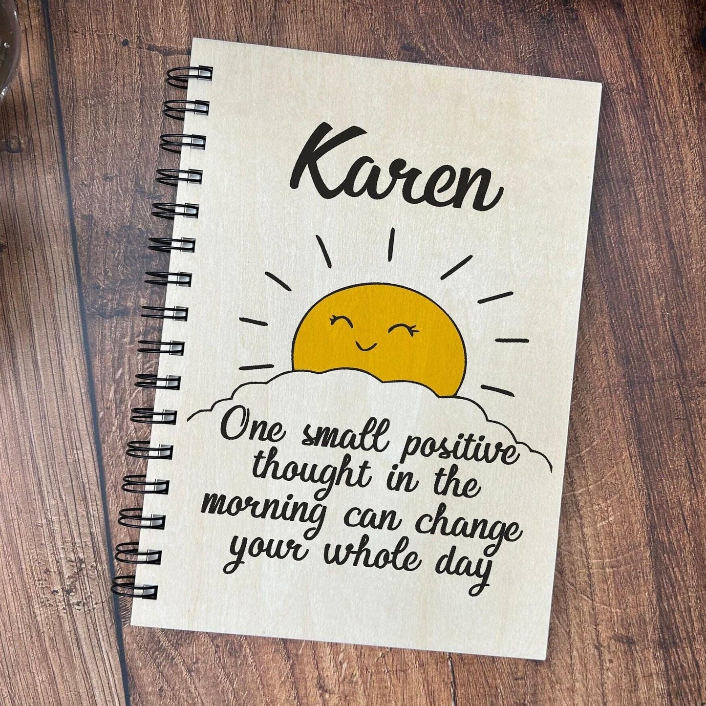 One Small Positive Thought - Personalised Book of Positivity - Gratitude Journal