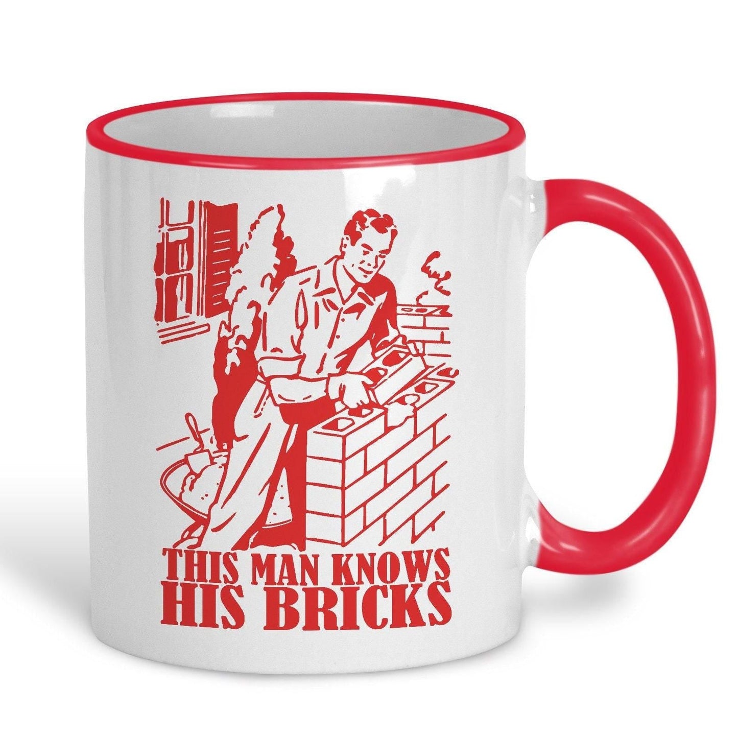 This Man Knows His Bricks Bricklayer Personalised Mug
