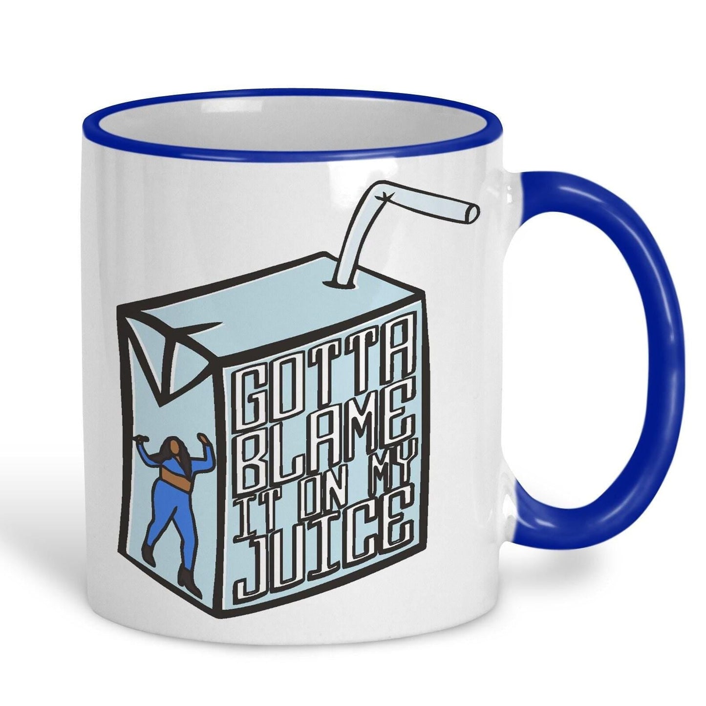 Lizzo Juice Ceramic Mug Song Lyrics Blame It On My Juice