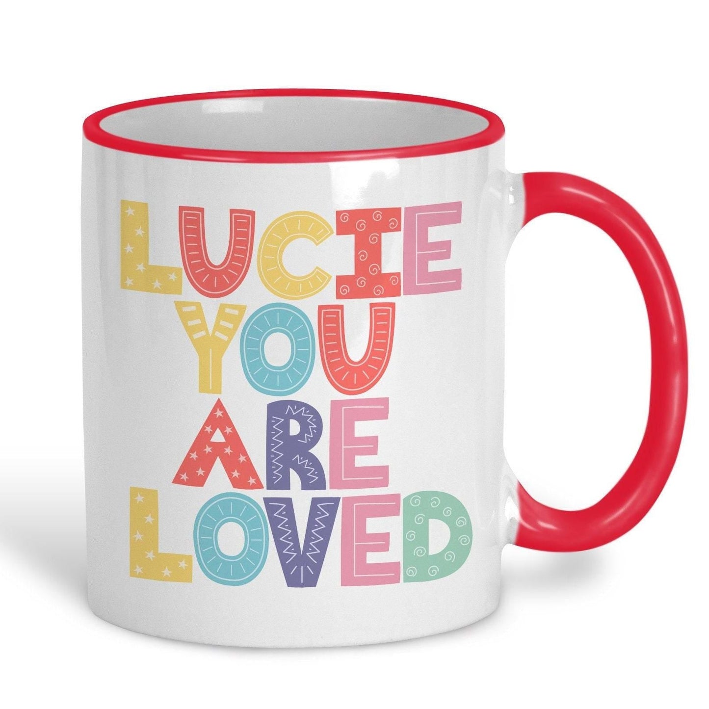 You Are Loved Personalised Mug Valentine's Day Boyfriend Girlfriend Gift Partner