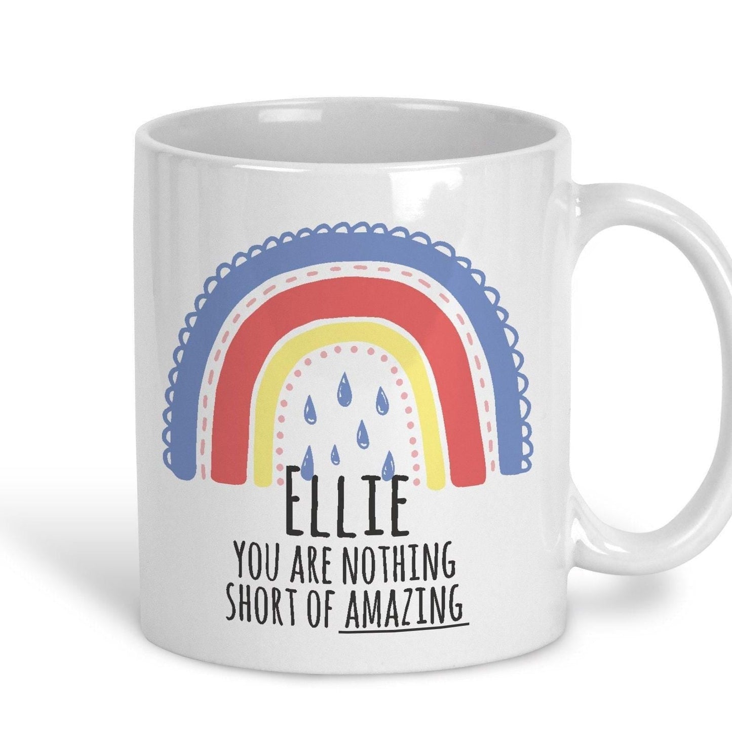 You Are Nothing Short of Amazing Personalised Positivity Ceramic Mug