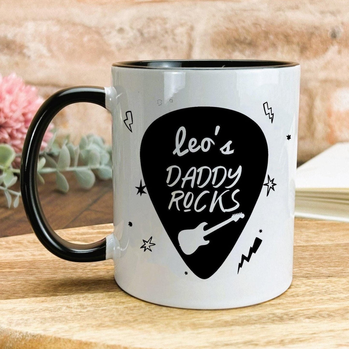 Daddy Rocks Father's Day Personalised Ceramic Mug