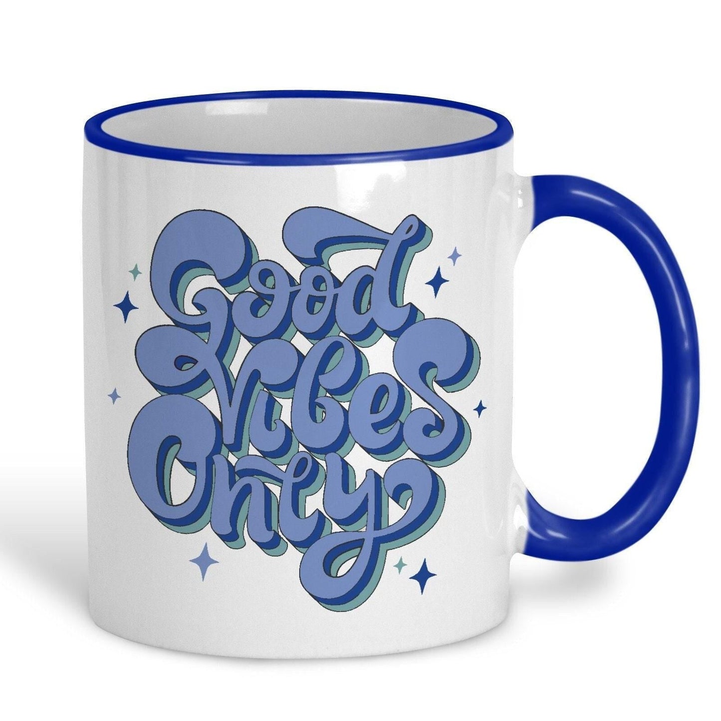 Good Vibes Only Mug Personalised Positivity