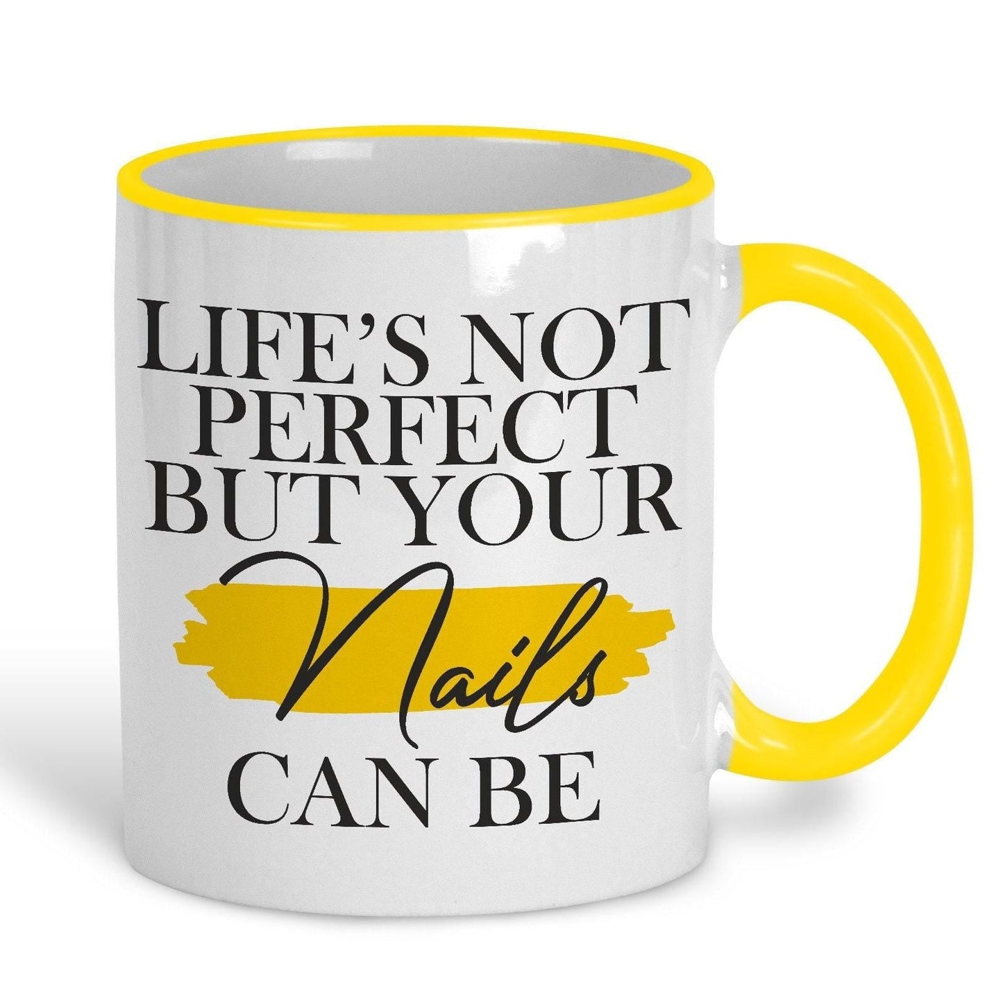 Life's Not Perfect Beautician Personalised Mug
