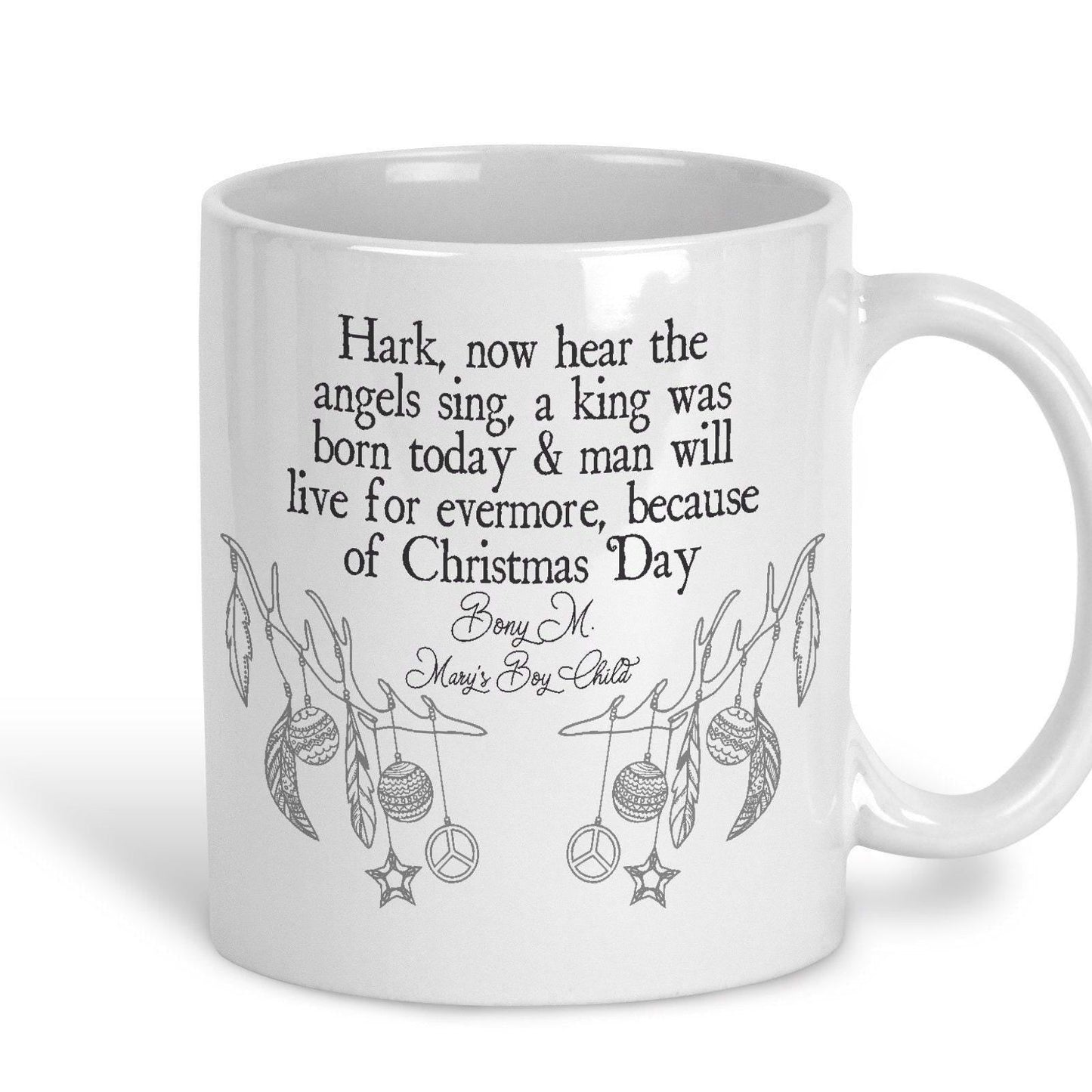 Mary's Boy Child Bony M Christmas Song Lyrics Mug