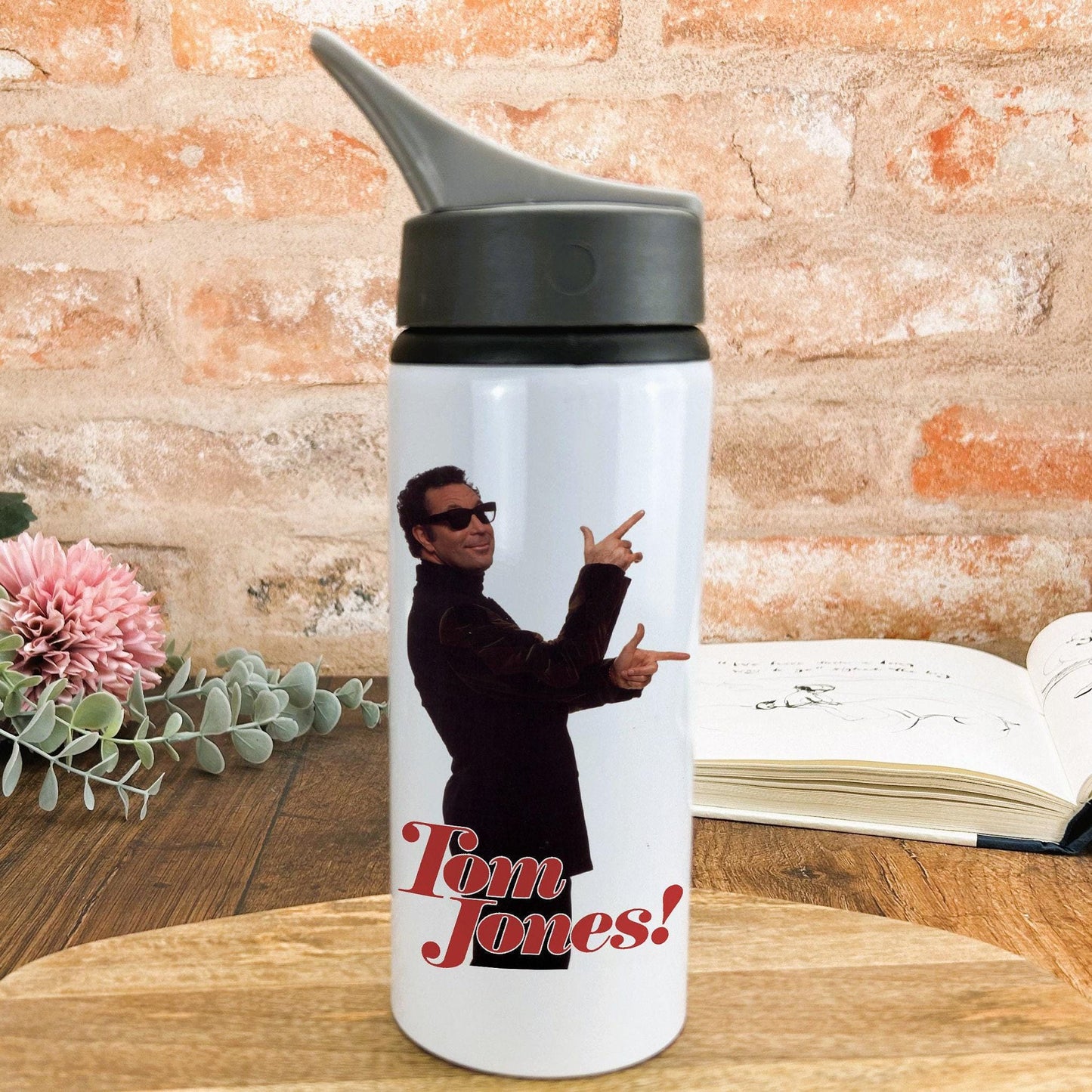 Tom Jones Personalised Water Bottle Gift