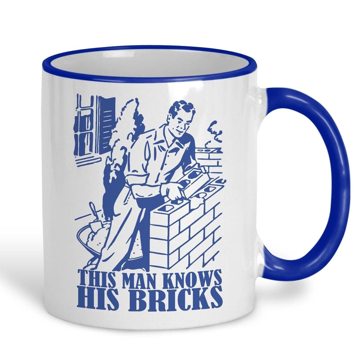 This Man Knows His Bricks Bricklayer Personalised Mug