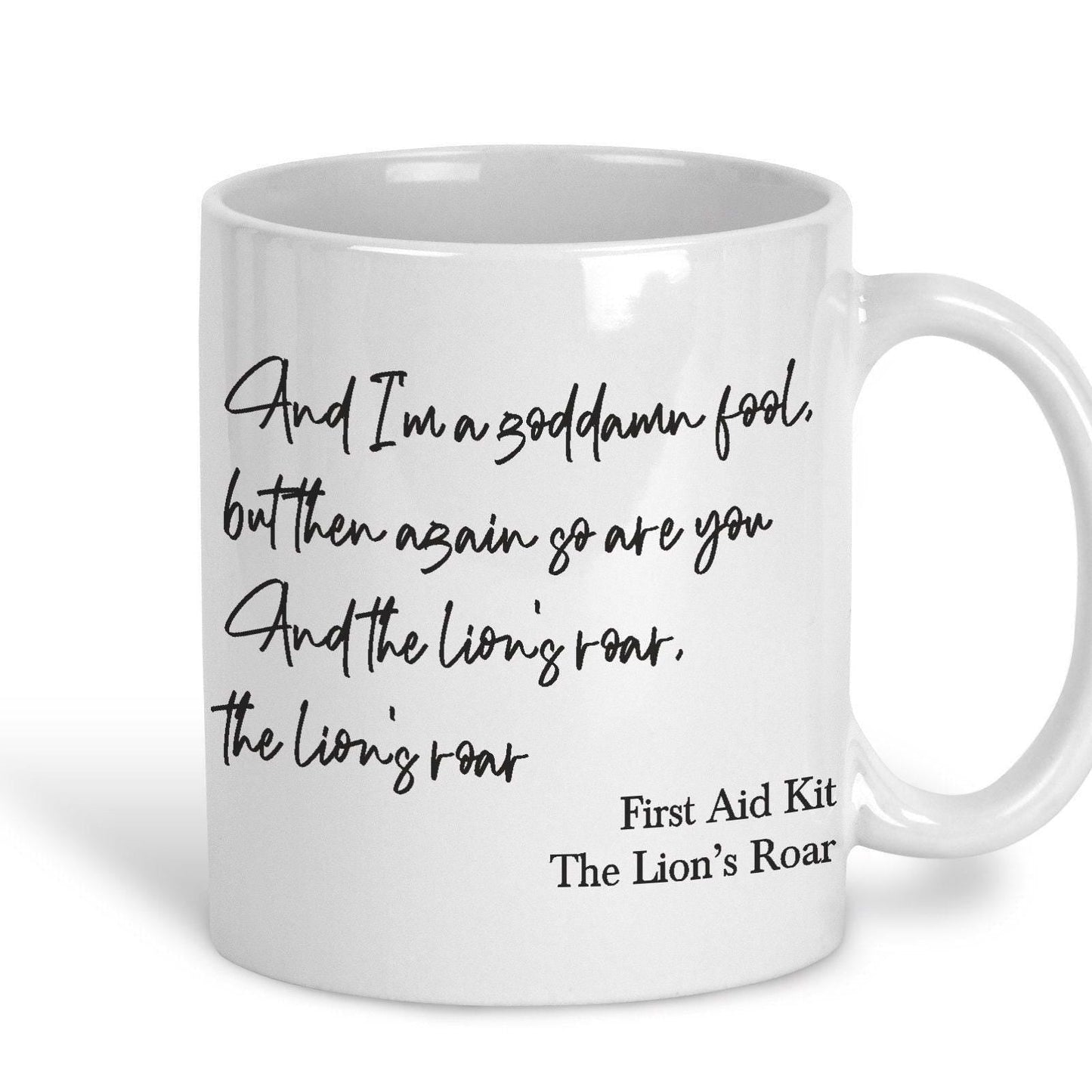 First Aid Kit Band The Lions Roar Mug